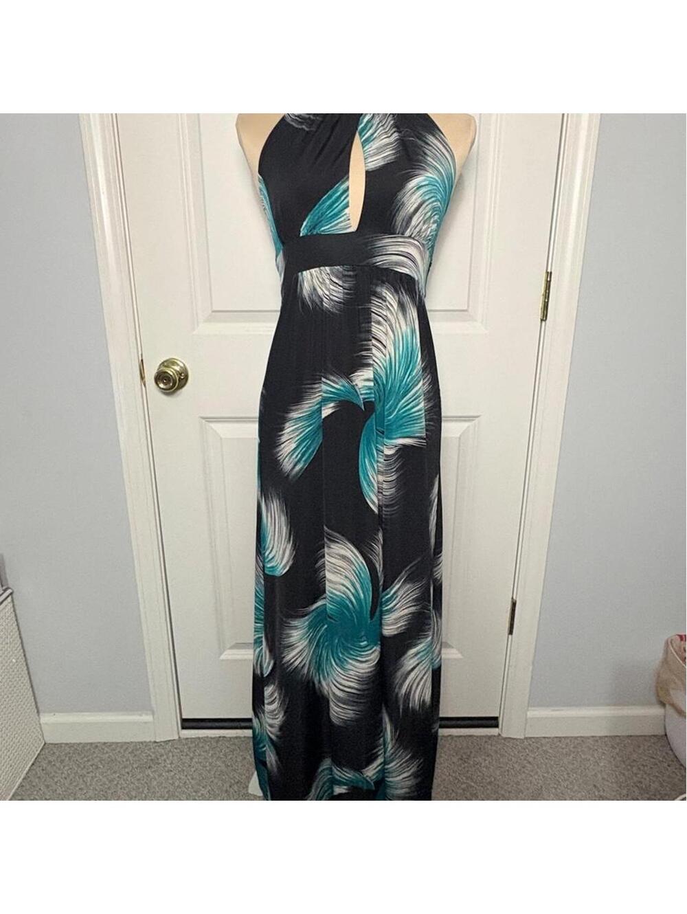 Wet Seal Women's Black and Multi Dress